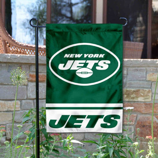 New York Jets Double-Sided Garden Flag 002 (Pls check description for details)